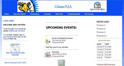 Desktop Screenshot of colemanhsa.org